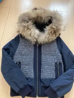 LANVIN en Bleu ネイビー ダウンジャケット 36