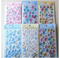 しずくちゃん ボンボンドロップシール☆6種