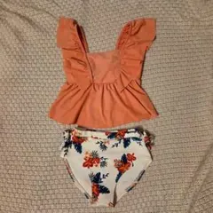 プティマイン ボタニカル花タンキニ水着 セパレート 120