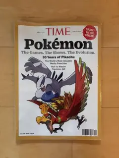 ​TIME ポケモン 30周年 特別号 ピカチュウ＆ルギア&レックウザ表紙 TIME ポケモン 30周年 特別号 ピカチュウ＆ルギア&レックウザ表紙