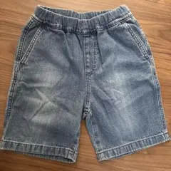 UNIQLO キッズ ハーフパンツ 120cm デニム風