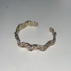 80s vintage 波状デザイン バングル