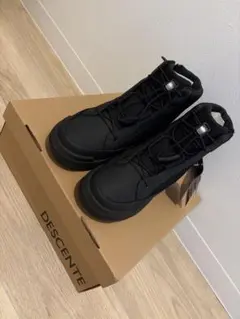 【新品未使用】DESCENTE ブラック スノーブーツ　23cm vibram