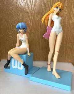 新世紀エヴァンゲリオン　エクストラスクール水着フィギュアver.2 レイ＆アスカ