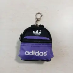 adidas ミニリュック ポーチ コインケース 黒 紫