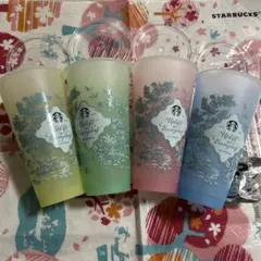 スタバ カラーチェンジングリユーザブルカップ 4色ベアリスタ2色セット