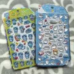 月*ー様 nekoni 3Dステッカーセット クマ・アザラシ