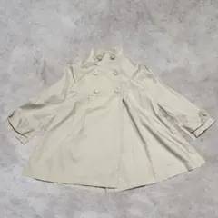 【春コート】CLEF DE SO ショートトレンチ Aライン きれいめカジュアル