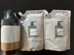 新ボトル　ココネ クレイクリームシャンプー ボトル リペアとつめかえ用2袋