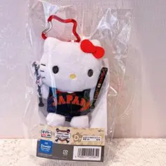 タイトーくじ 侍ジャパン×サンリオD賞 カラビナ付きマスコット応援　キティ