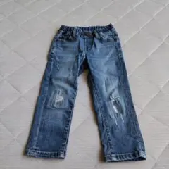 ダメージデニム　ユニクロキッズ