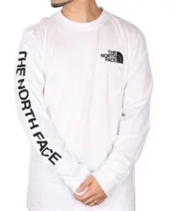 THE NORTH FACE ロングスリーブTシャツ ホワイト