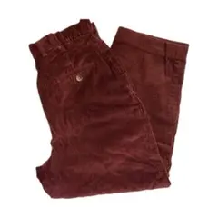 赤 コーデュロイ パンツ