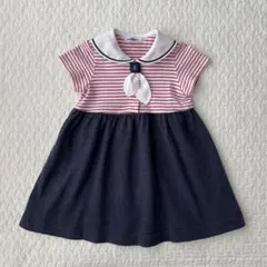 familiar ファミリア　セーラー　ワンピース　100