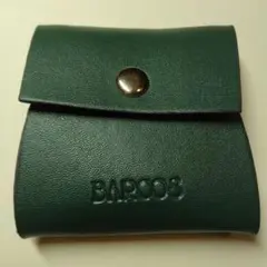 BARCOS コインケース ダークグリーン