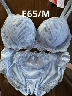 チュチュアンナ　運命のブラ ノンワイヤー　ブルー　ブラセット　E65/M