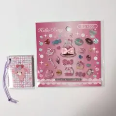 シール　ハローキティ　シールとミニノート　まとめ売り