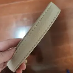 [新品、美品]ベージュ ショルダーストラップ 合成皮革