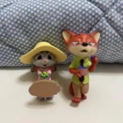 ズートピア ニック・ワイルド ジュディ・ホップス フィギュア カプセル