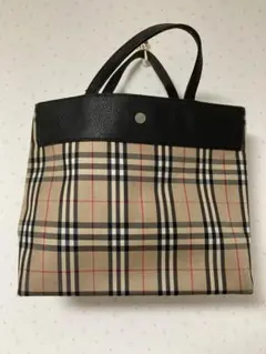 Burberry チェック柄トートバッグのサムネイル