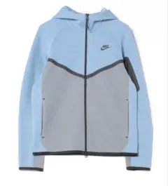 Nike パーカー Mサイズ 青 ベージュ　テックフリース フルジップジャケット