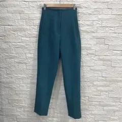 ZARA ザラ ハイウエストテーパードパンツ グリーン XS ユニクロ GU