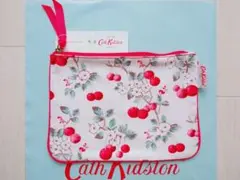 【新品未使用】キャスキッドソン さくらんぼ コットン ポーチ チェリー