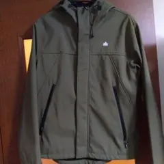 LOGOS　カーキ アウター フード付き