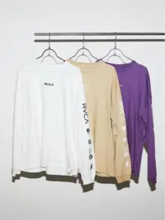 アズールバイマウジー　RVCA ホワイト ロングTシャツ Sサイズ