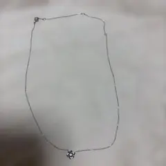 シルバー925 花　ネックレス