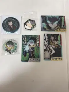 僕のヒーローアカデミア ヒロアカ 緑谷出久 缶バッジ アクキー カード