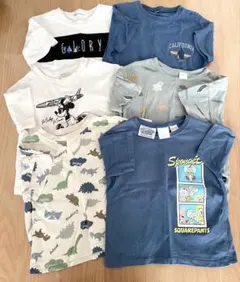 95 6枚セット　ベビーキッズTシャツ　トップス　半袖　ZARA バースデイ