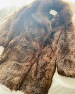 極美品/ZARA WOMAN/フェイクファーコート/ロング丈/ダブルボタン/人気