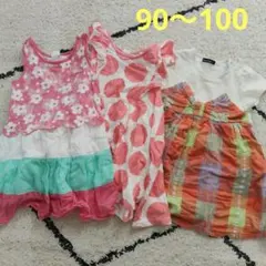 moujonjon ワンピース 3枚セット 100cmのサムネイル