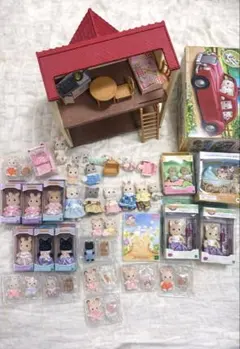 シルバニアファミリー 激レア品込み 豪華フルセット 赤い屋根のおうち