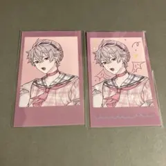 【2枚セット】にじさんじ 葛葉 ニューレトロスタイル セーラー チェキ