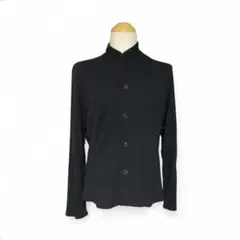 ヨーガンレール　黒　長袖ブラウス　ラップスタイル ヨーガンレール 黒 長袖ブラウス ラップスタイル ヨーガンレール 黒