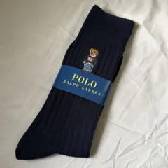 【新品】 PORO RALPH LAUREN メンズ ポロベア リブソックス