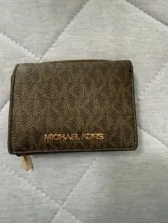 MICHAEL KORS ブラウン 三つ折り財布