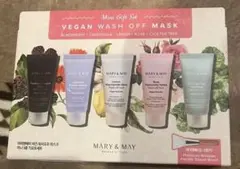 MARY&MAY ビーガンウォッシュオフマスクミニ５種ギフトセットのサムネイル