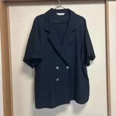 新品 大きいサイズ ジャケット 半袖 4L ★のサムネイル