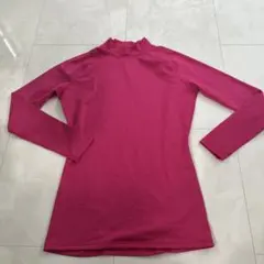 Under Armour ピンク ハイネック長袖シャツMD