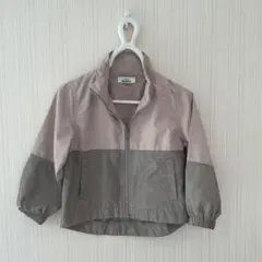 PAIR MANON ペアマノン　軽量アウター　ピンク・グレー　90cm