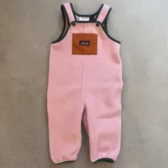 patagonia ピンク フリース オーバーオール 6-12month 新品