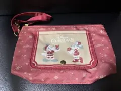 Disney Christmas スーベニアおてふきキャリー ポーチ