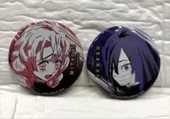 鬼滅の刃　伊黒小芭内・甘露寺蜜璃缶バッジ