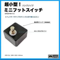| SWITCH+ AMPERO | HOTONE 【超小型】アンラッチ（モーメンタリー）ミニフットスイッチ モメンタリー・フットスイッチ 製品情報 | ギター