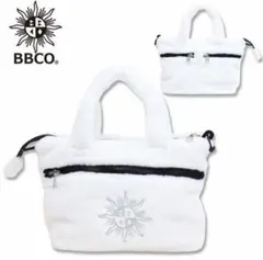 BBCO ビビコ ボアミニトートバック＆ショルダーバック Fサイズ ホワイト