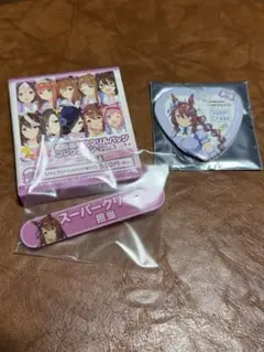 【値下げ】ウマ娘 スーパークリーク 缶バッジ アクリルバッジ 2点セット