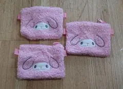 もふもふポーシェット マイメロディ3個セット